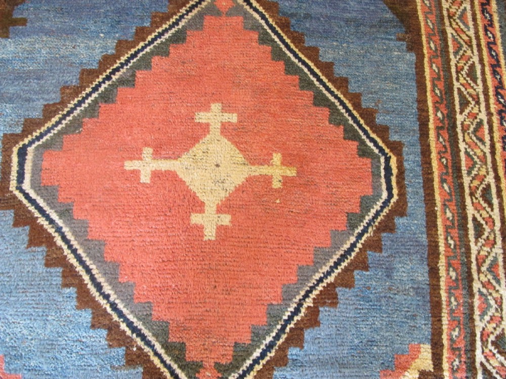 Minimalist Persian Gabbeh Rug, Circa 1910, 2.59m x 1.31m View IV