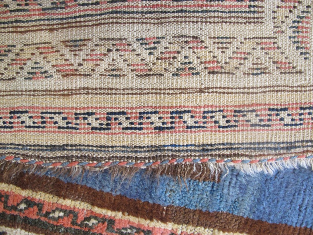 Minimalist Persian Gabbeh Rug, Circa 1910, 2.59m x 1.31m View VI