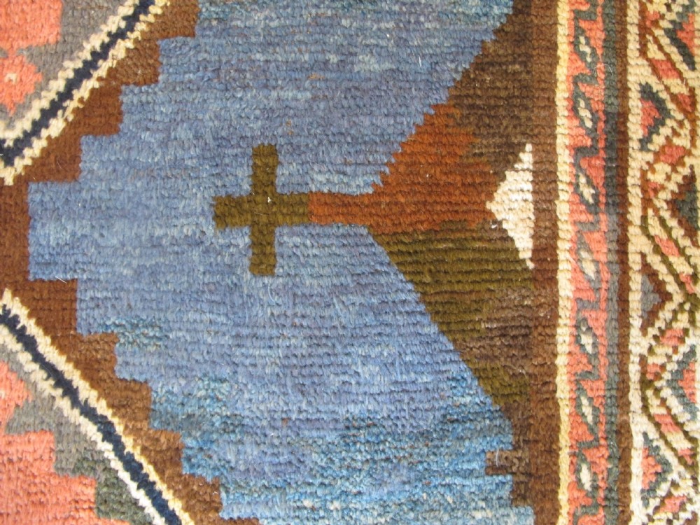 Minimalist Persian Gabbeh Rug, Circa 1910, 2.59m x 1.31m View VIII