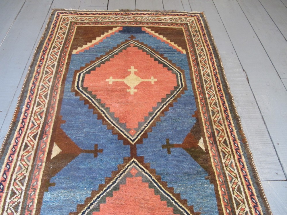 Minimalist Persian Gabbeh Rug, Circa 1910, 2.59m x 1.31m View IX