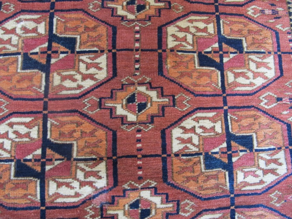 Charming Tekke Wedding Rug, Circa 1880, 1.28m x 1.08m (4' 2