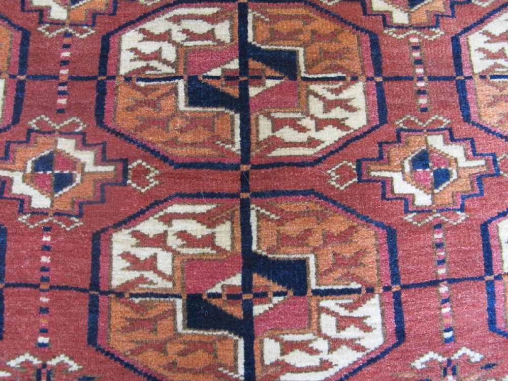 Charming Tekke Wedding Rug, Circa 1880, 1.28m x 1.08m (4' 2