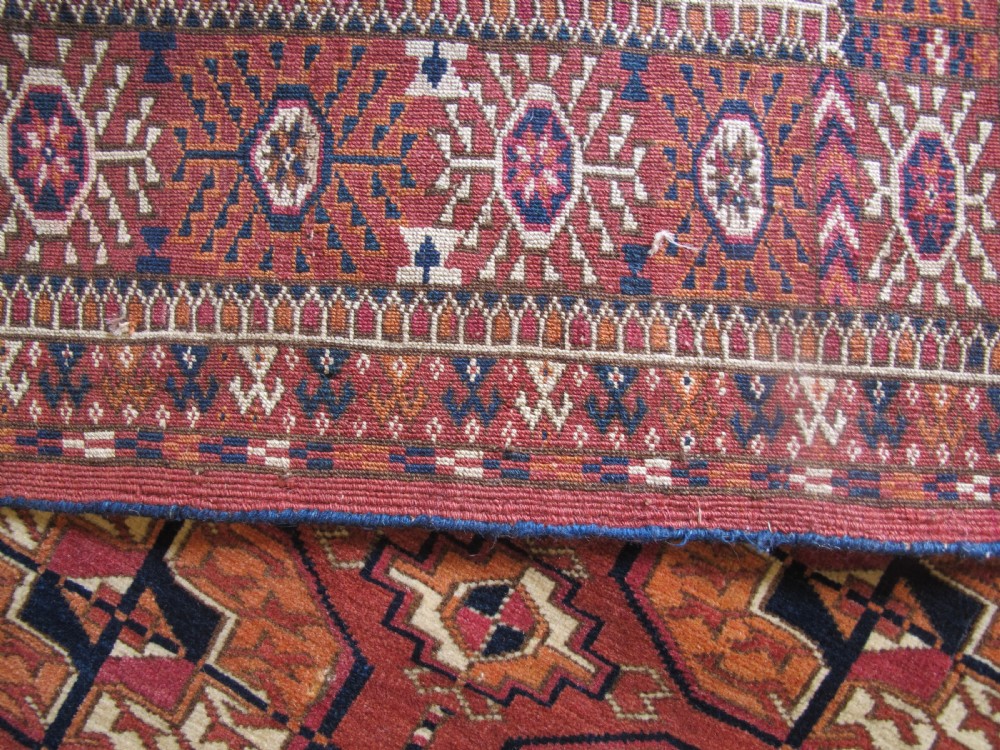 Charming Tekke Wedding Rug, Circa 1880, 1.28m x 1.08m (4' 2