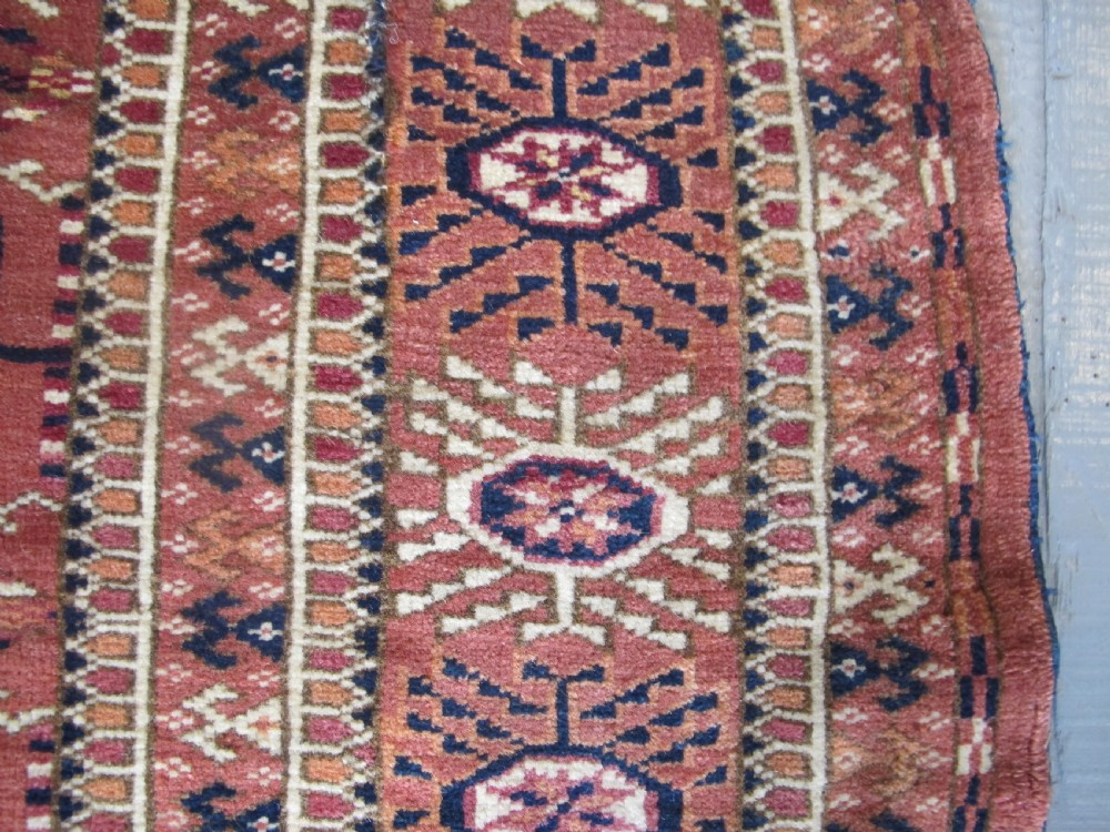 Charming Tekke Wedding Rug, Circa 1880, 1.28m x 1.08m (4' 2