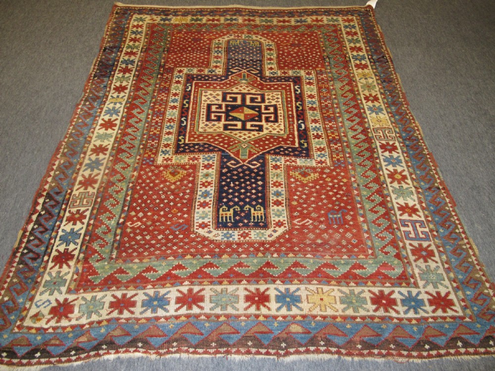 'Snowflake' Kazak Rug, West Caucasus, 19th century, 2.10m x 1.59m
