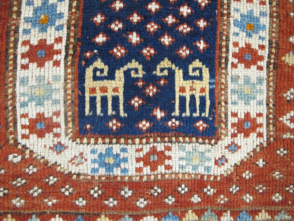 'Snowflake' Kazak Rug, West Caucasus, 19th century, 2.10m x 1.59m View II