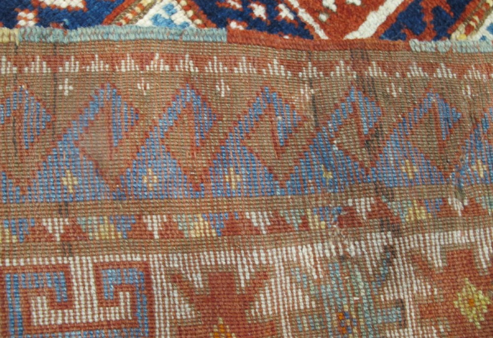 'Snowflake' Kazak Rug, West Caucasus, 19th century, 2.10m x 1.59m View VI