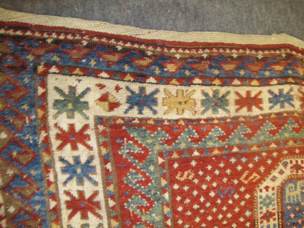 'Snowflake' Kazak Rug, West Caucasus, 19th century, 2.10m x 1.59m View IX