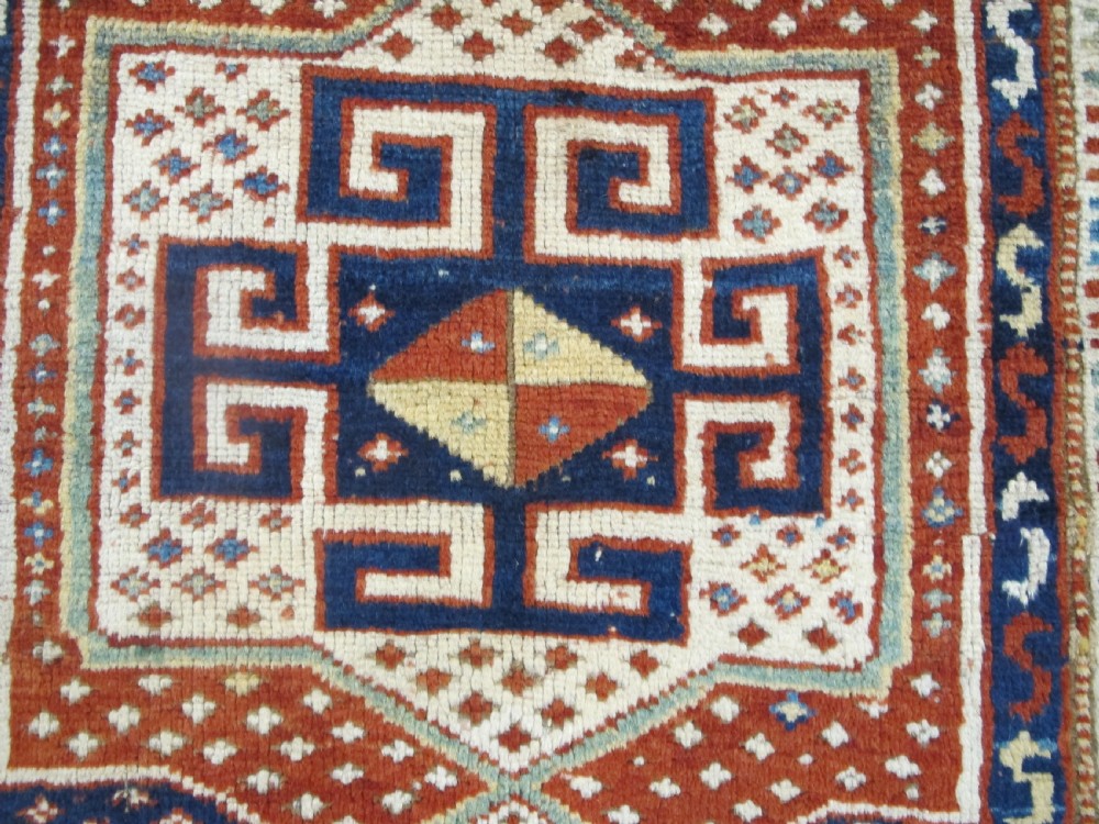 'Snowflake' Kazak Rug, West Caucasus, 19th century, 2.10m x 1.59m View XI