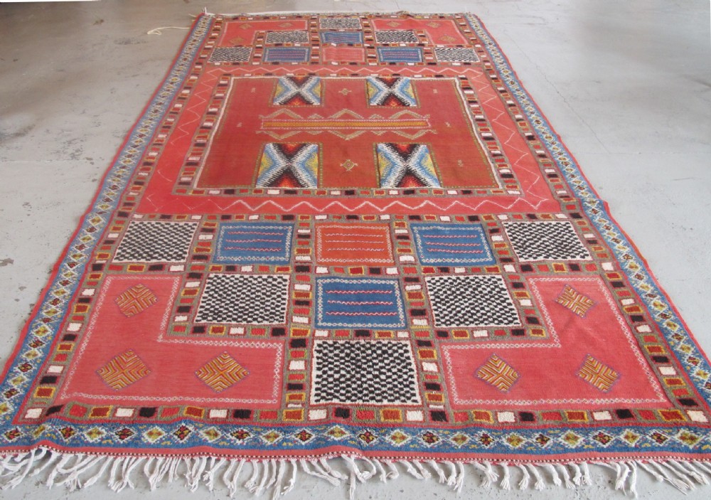 Stylish Moroccan Carpet, Early 20th century, 3.90m x 2.00m View V