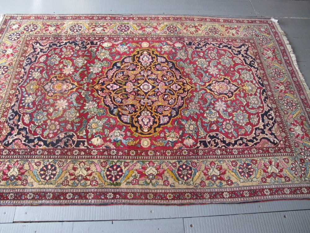Fine Antique Isfahan Rug, 2.12m x 1.42, Central Persia, Circa 1890 View X