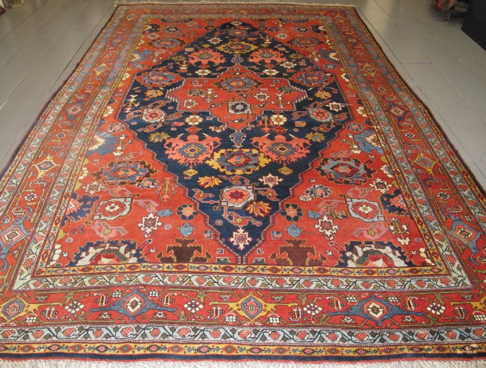 Handsome Antique Bidjar Carpet, Persia circa 1870, 3.72m x 2.40m