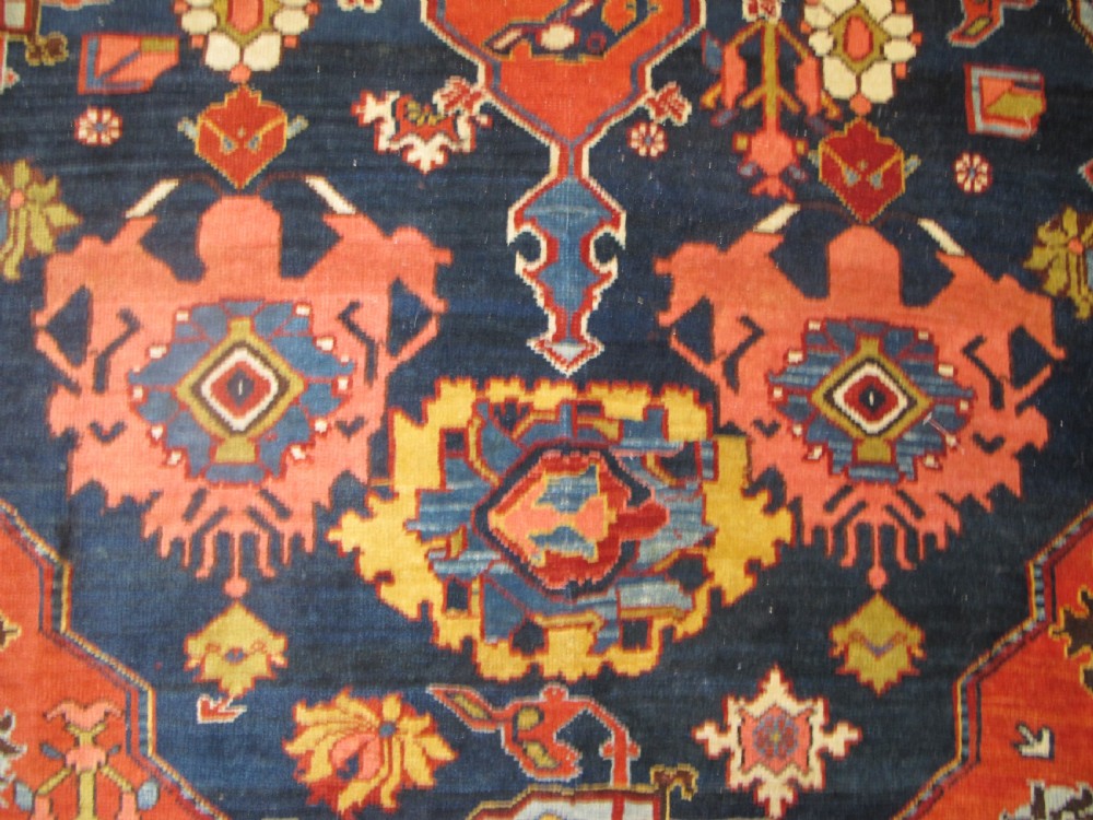 Handsome Antique Bidjar Carpet, Persia circa 1870, 3.72m x 2.40m View IV