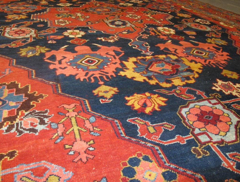 Handsome Antique Bidjar Carpet, Persia circa 1870, 3.72m x 2.40m View VII