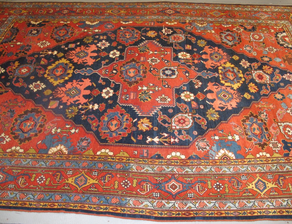 Handsome Antique Bidjar Carpet, Persia circa 1870, 3.72m x 2.40m View IX