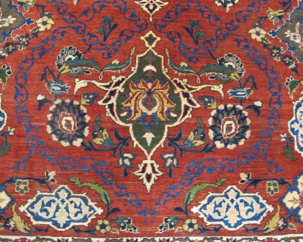 Fine Antique Central Persian Rug, 2.12m x 1.35m View III