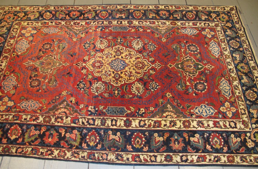 Fine Antique Central Persian Rug, 2.12m x 1.35m View VIII