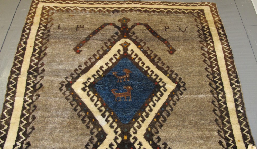 Persian Gabbeh Rug, Circa 1930, 2.40m x 1.23m View VII