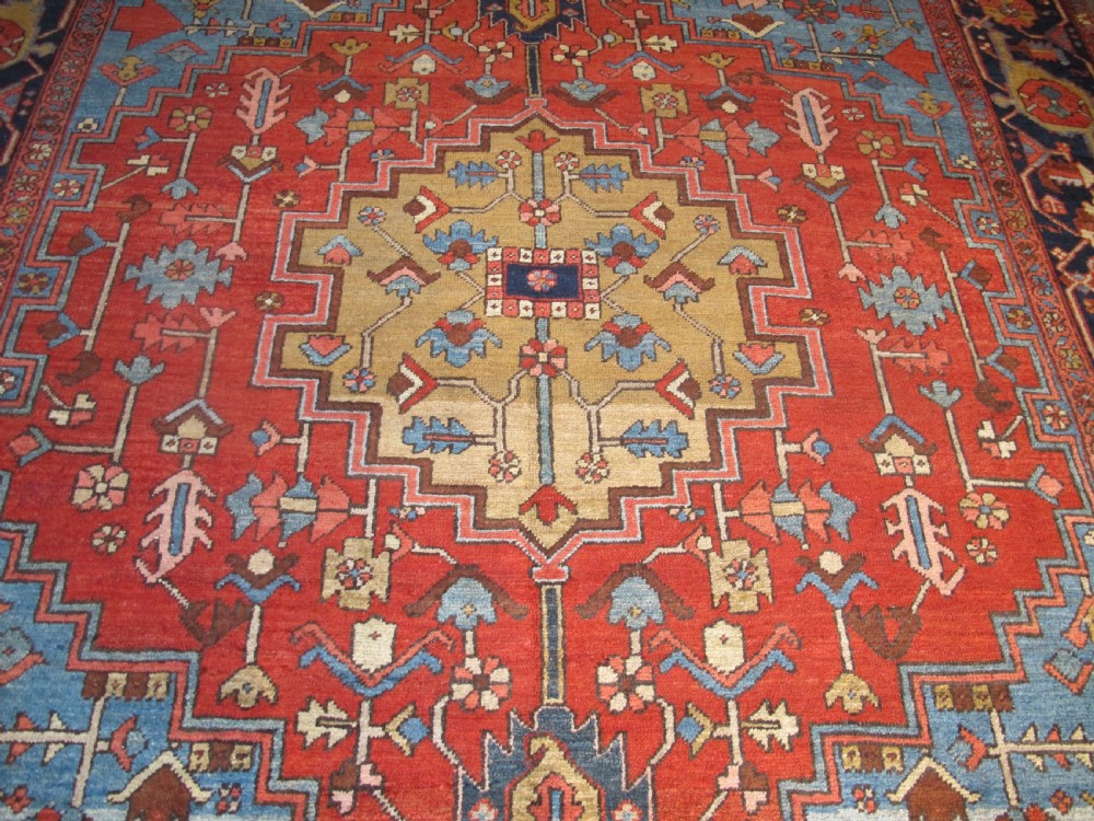 Very Attractive Heriz Carpet, 3.38m x 2.46m, Circa 1890 View II