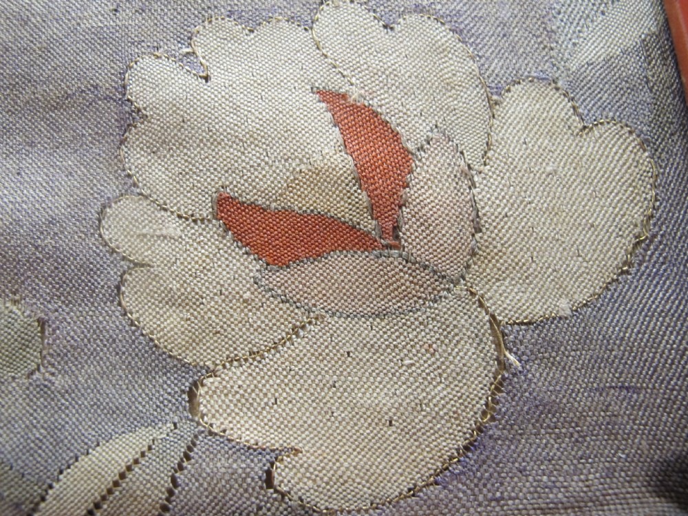 Chinese Silk and metal Thread Kesi Panel View VII