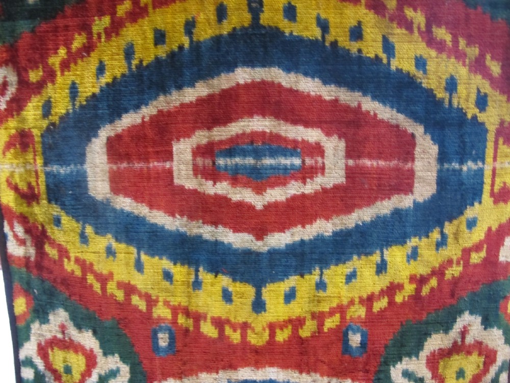 Victorian Nursing Chair with Velvet Ikat View IV