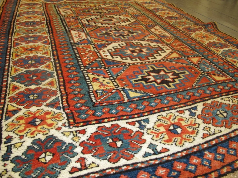 Antique Gendje Rug, Caucasus,  1.70m x 1.30m View IV