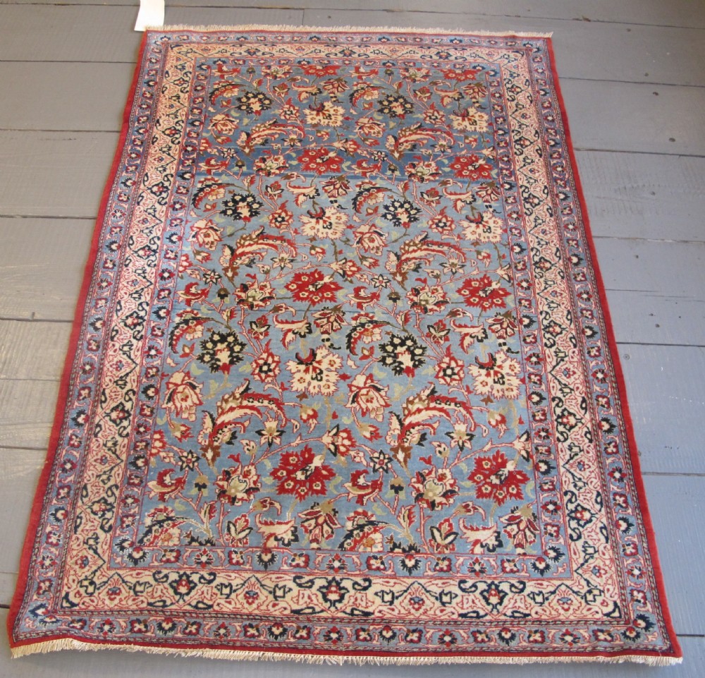 Fine Tudesh Nain Rug, 1.50m x 0.94m, Circa 1920 View II