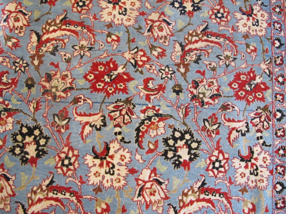 Fine Tudesh Nain Rug, 1.50m x 0.94m, Circa 1920 View III