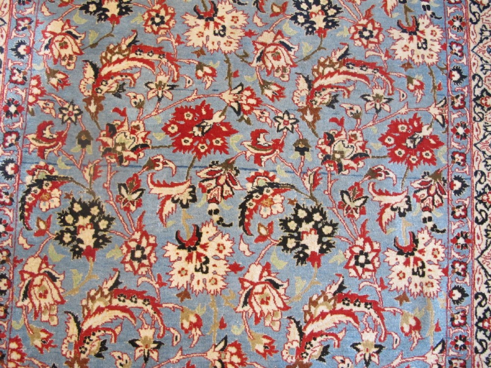 Fine Tudesh Nain Rug, 1.50m x 0.94m, Circa 1920 View VII