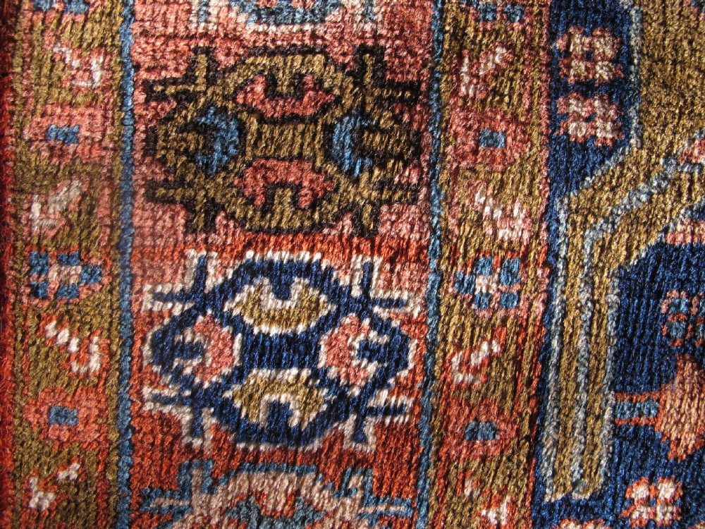 Antique Persian Village Rug, Heriz District, 1.78m x 1.20m View VI