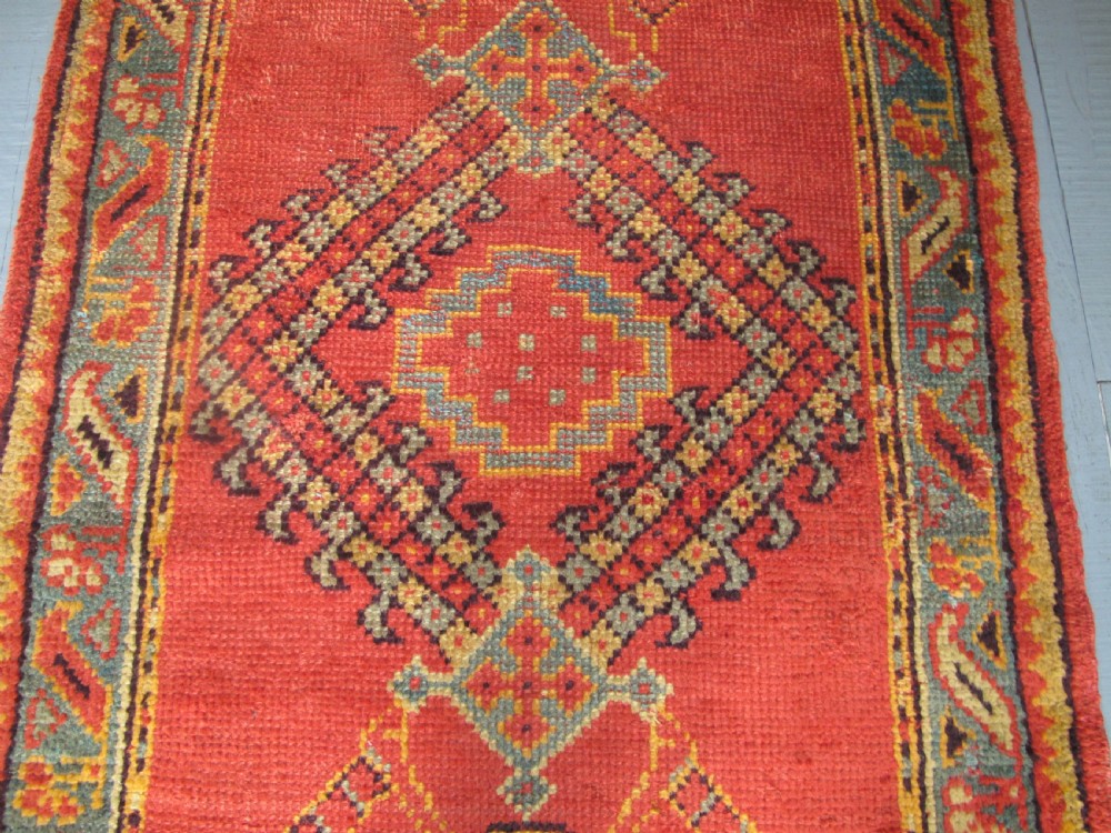 Pair of Antique Oushak Runners, 3.50m x 0.90m each View VI