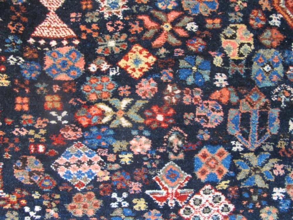 Antique Abadeh Rug, South Persia circa 1900, 2.30m x 1.56m. View III