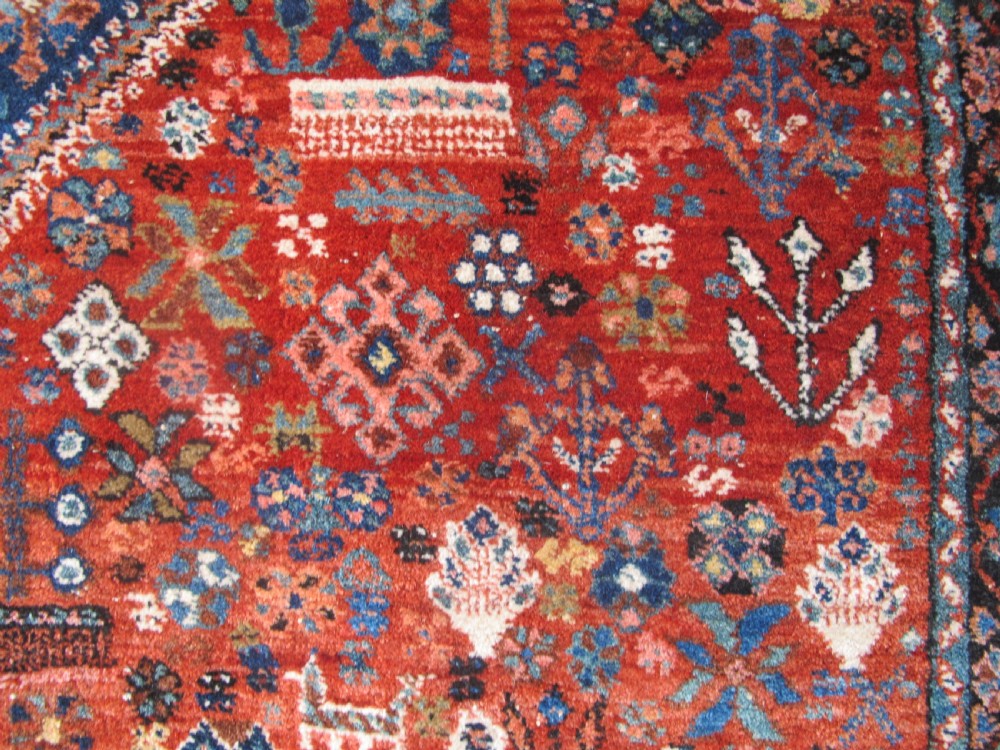 Antique Abadeh Rug, South Persia circa 1900, 2.30m x 1.56m. View IV