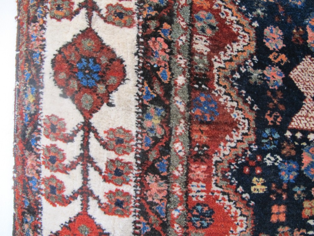 Antique Abadeh Rug, South Persia circa 1900, 2.30m x 1.56m. View V