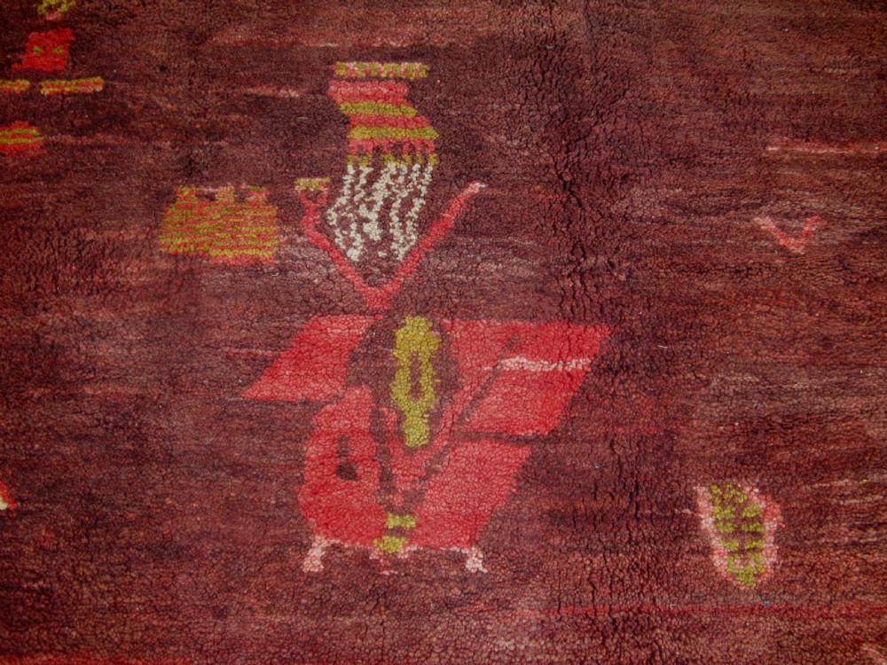 Moroccan Berber Carpet, 2.40m x 2.14m View V