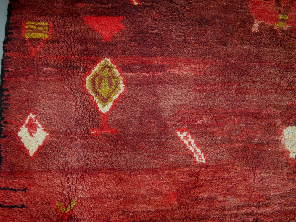 Moroccan Berber Carpet, 2.40m x 2.14m View VII