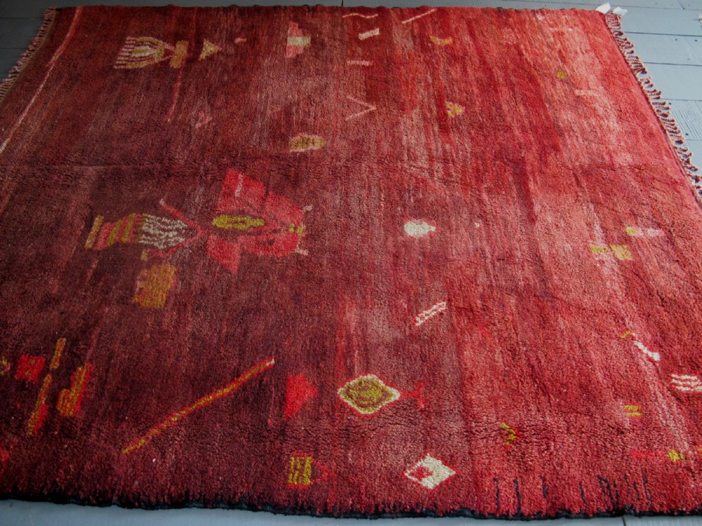 Moroccan Berber Carpet, 2.40m x 2.14m View VIII