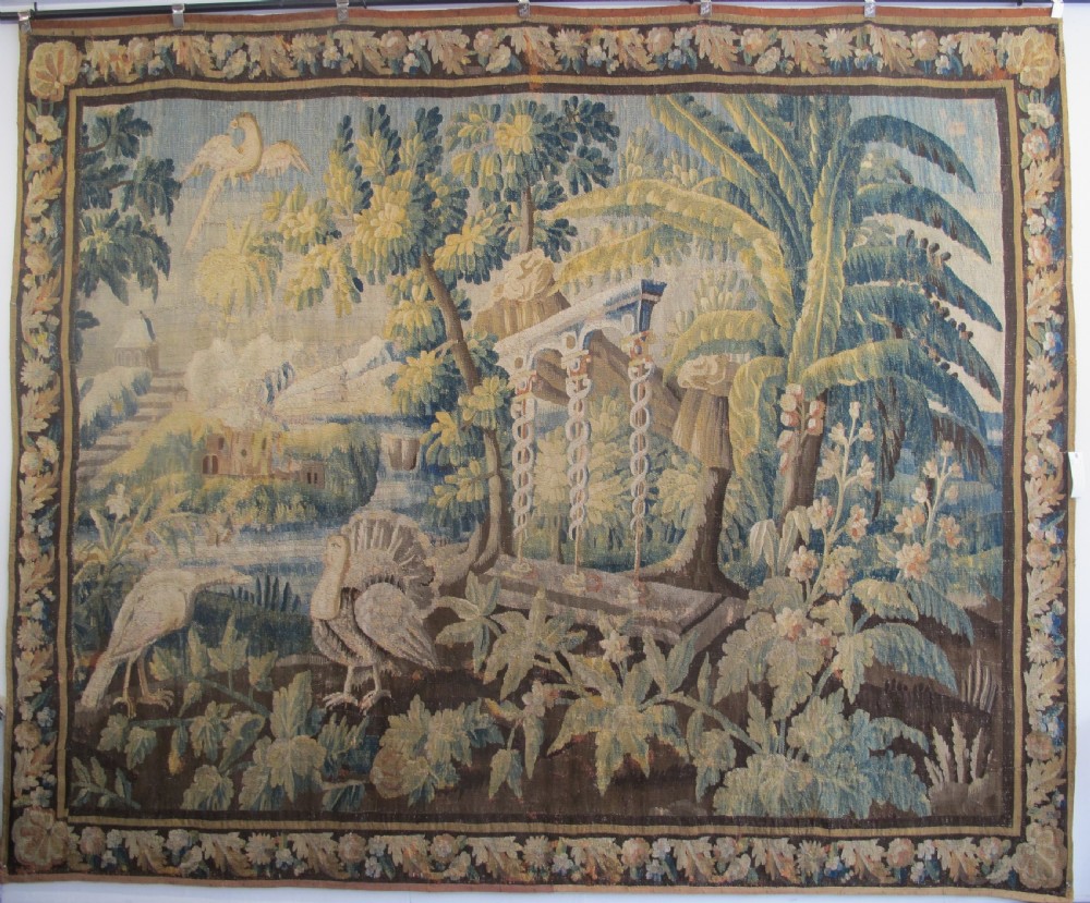 French Verdure Tapestry, Circa 1720, 2.57m x 3.18m