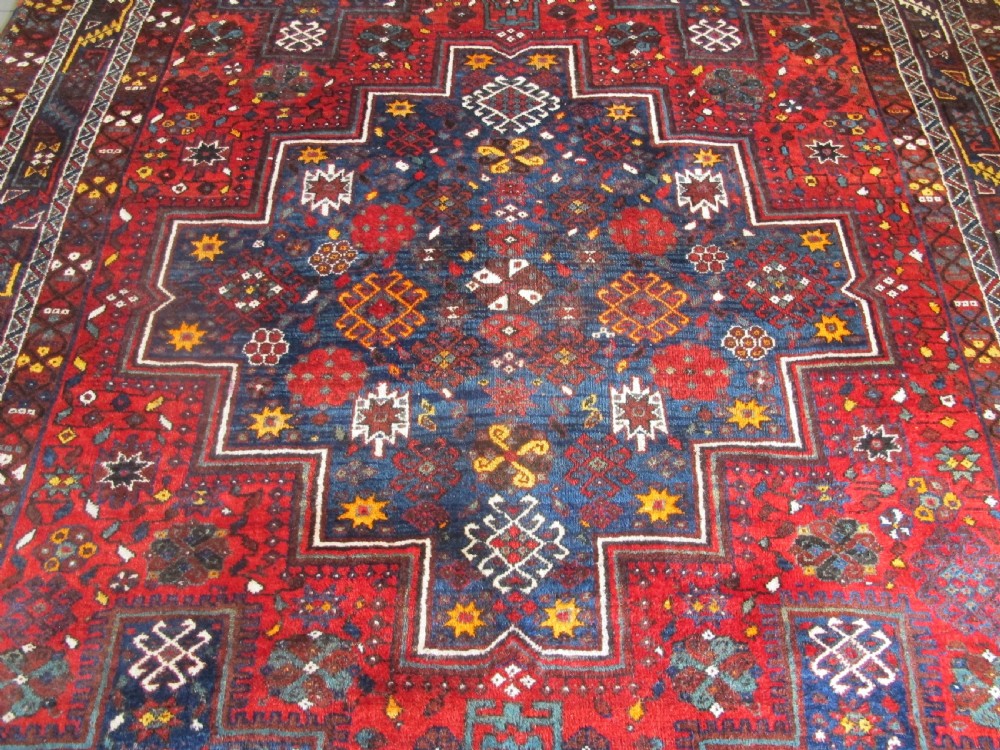 Decorative South Persian Tribal Carpet, circa 1900, 2.97m x 2.15m View V