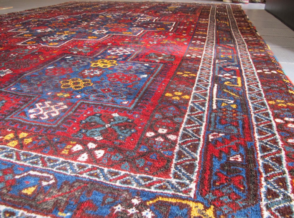 Decorative South Persian Tribal Carpet, circa 1900, 2.97m x 2.15m View XI