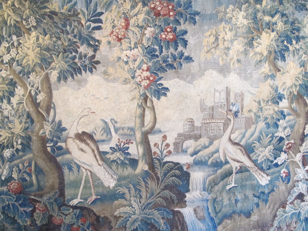 Decorative French Verdure Tapestry, 2.82m x 4.12m Circa 1700 View VI