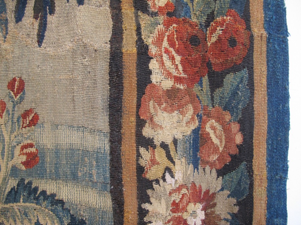 Decorative French Verdure Tapestry, 2.82m x 4.12m Circa 1700 View VII
