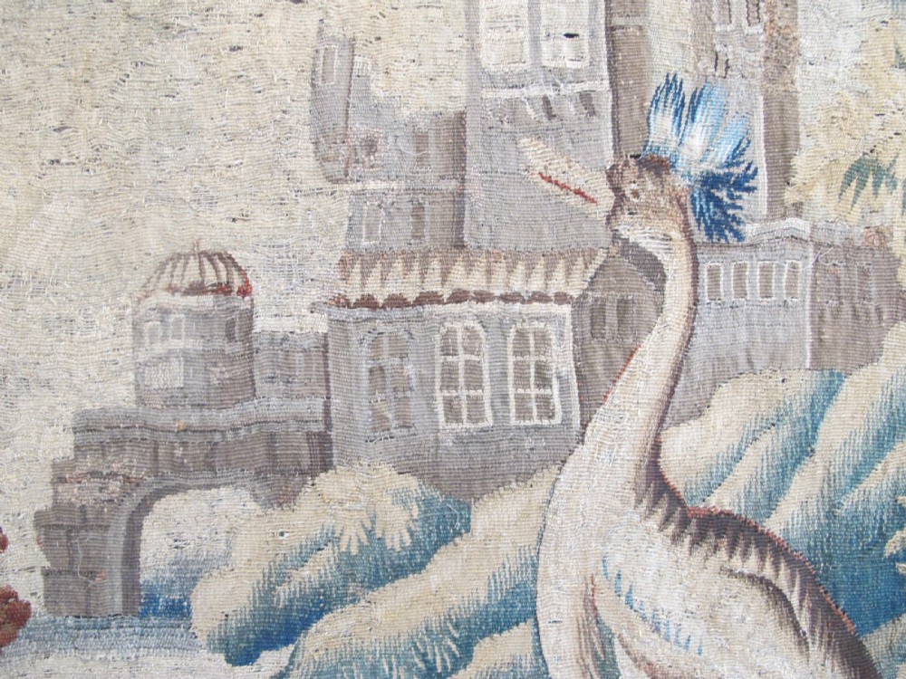 Decorative French Verdure Tapestry, 2.82m x 4.12m Circa 1700 View IX