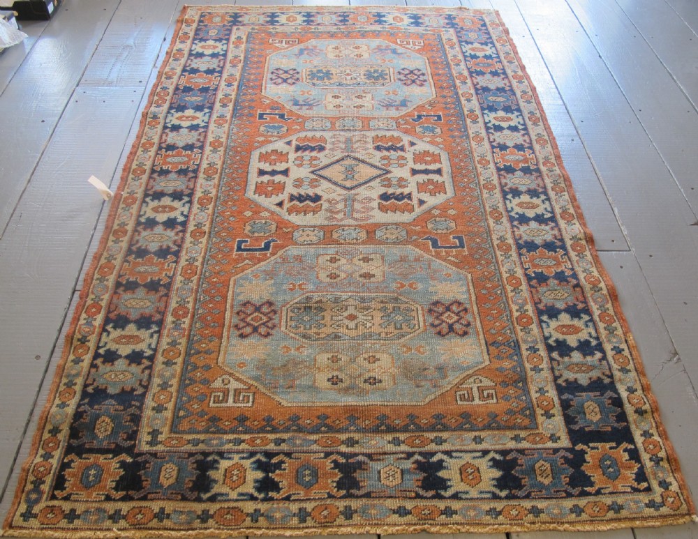 Decorative Heriz Rug, North-West Persia, circa 1890, 2.27m x 1.37m