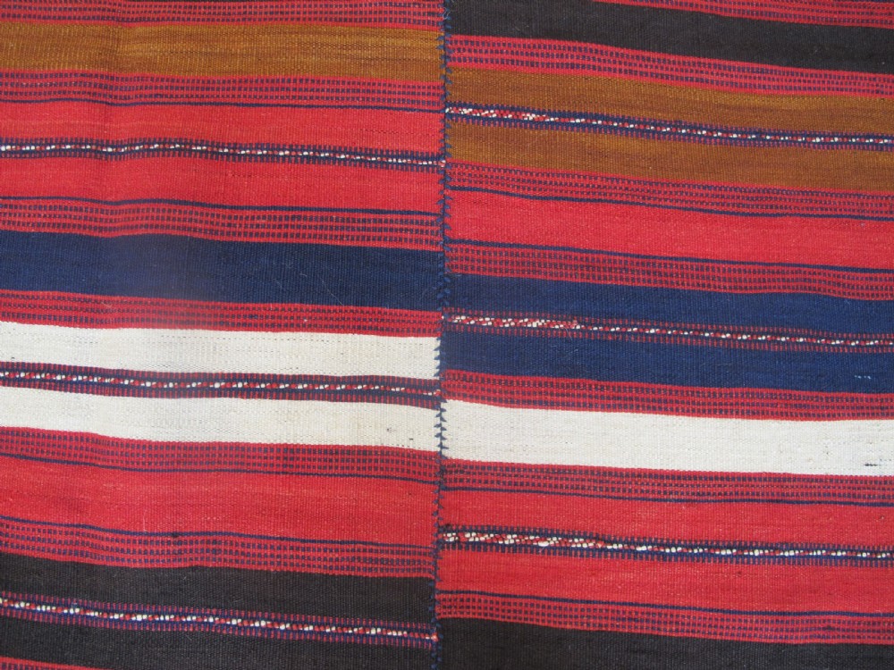 Modernist Tribal Flatweave, North-West Persia, circa 1890,, 1.99m x 1.39m View VII