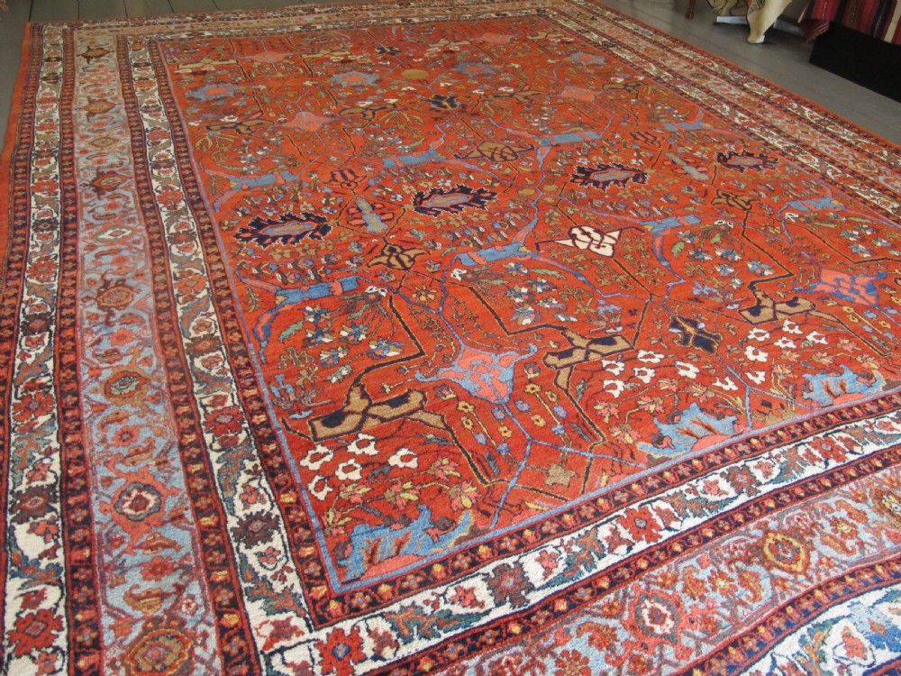 Beautiful Large Bidjar Carpet, Persia, circa 1880, 4.37m x 3.38m View X