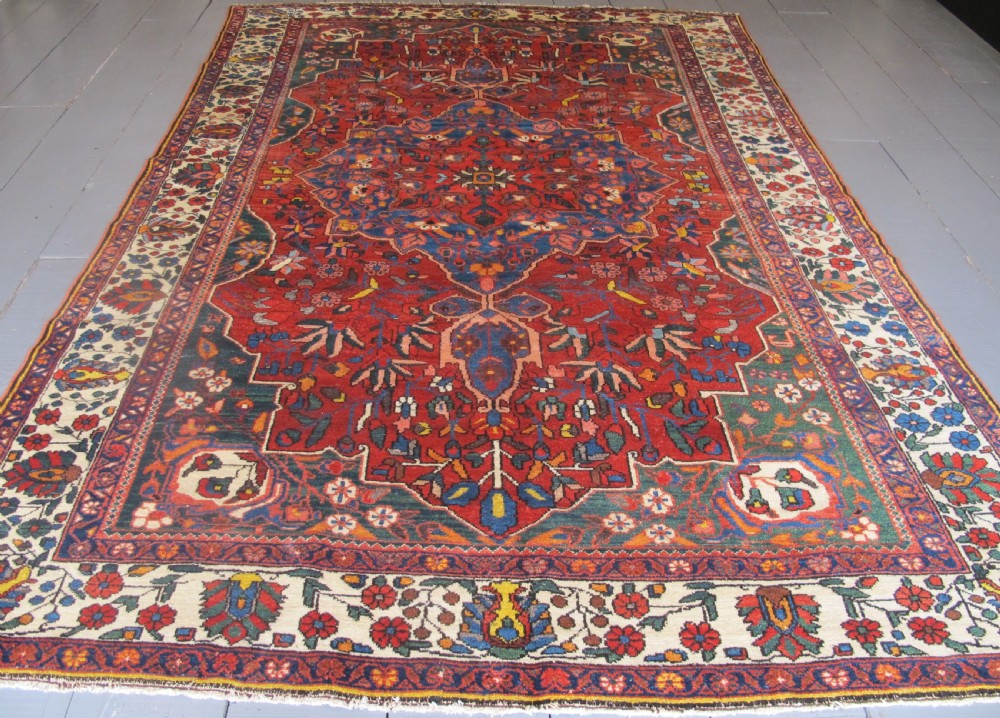 Charming Persian Baktiar Carpet, circa 1890, 3.14m x 2.23m
