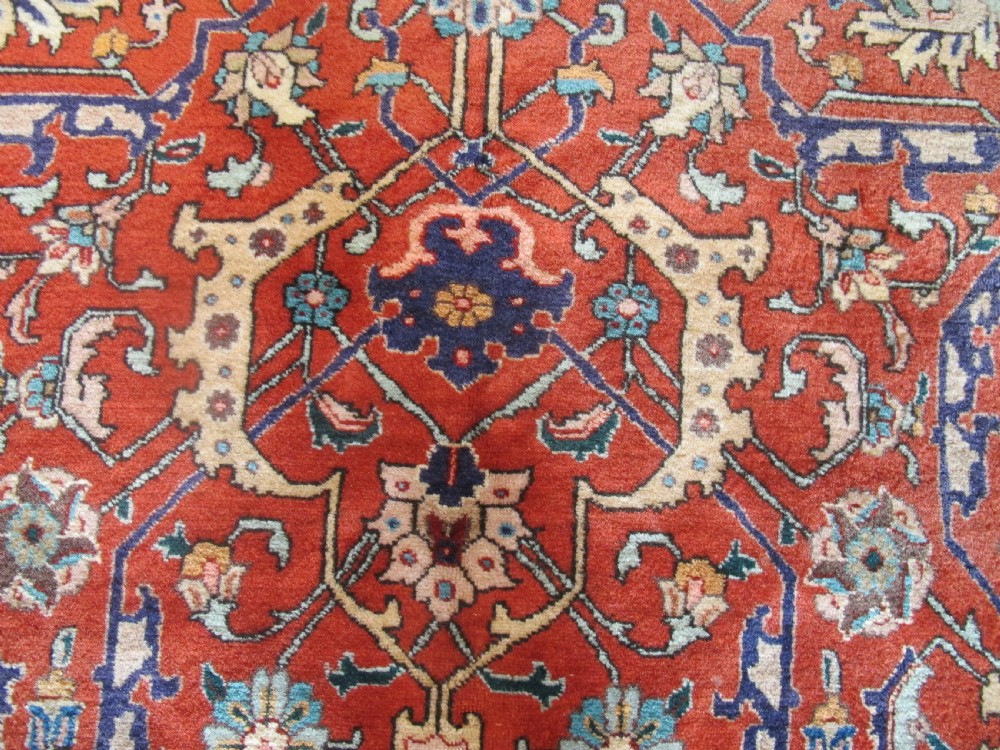 Fine Tabriz Carpet with All-Over Design, 3.95m x 2.83m View V