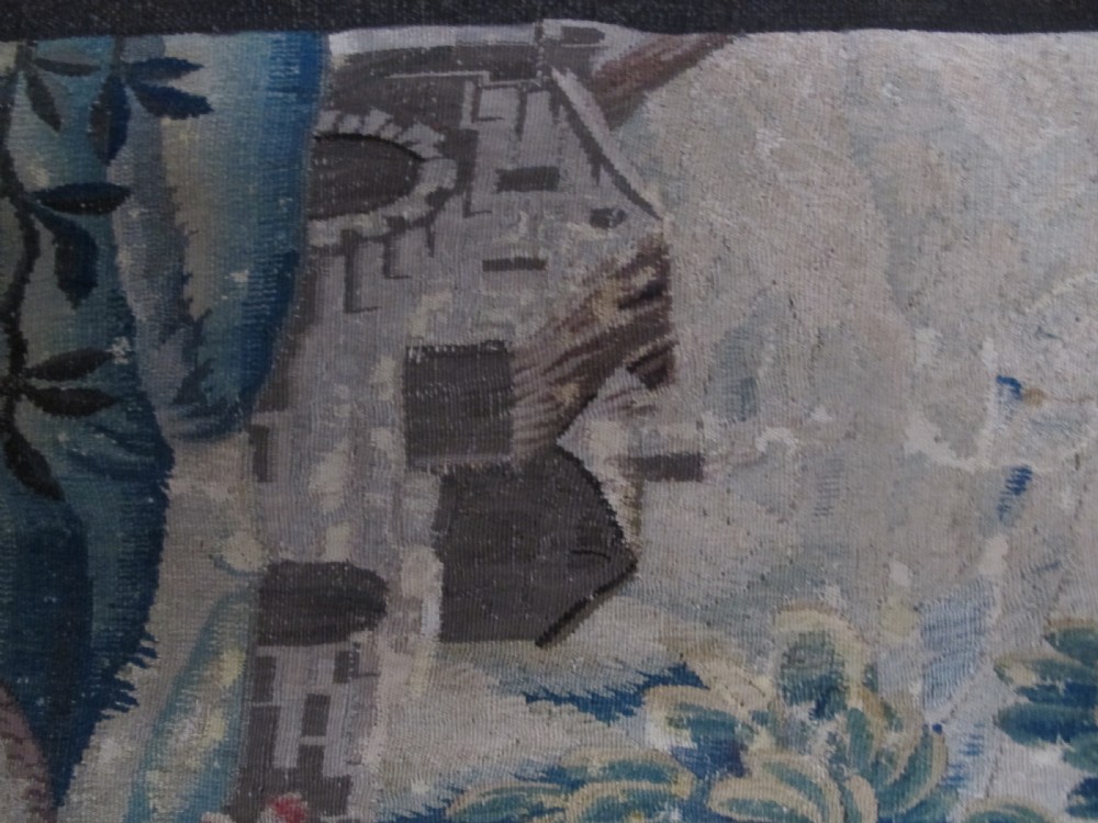 18th Century Fine French Verdure Tapestry, 1.86m x 2.34m View III