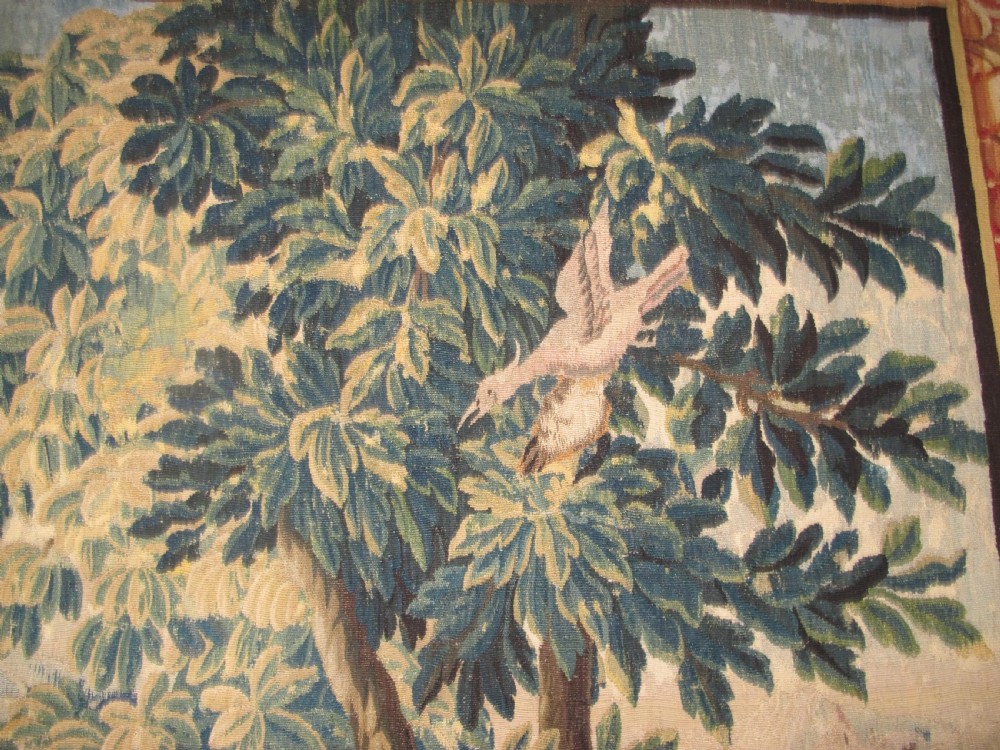18th Century Fine French Verdure Tapestry, 1.86m x 2.34m View V